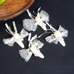 Golden Peacock Girls Set of 4 Lace Tic Tac Hair Clip-image-27