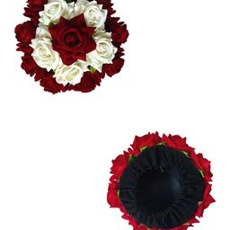 Hair Flare Artificial Flowers & Hair Pins Hair Accessory Set-35