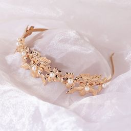 SOHI Women Gold-Plated Embellished Hairband-image-53