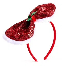 Accessorize Christmas Sequin Embellished Bow Headband-22