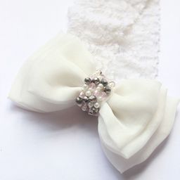 Choko Girls White Lace Hairband-image-35