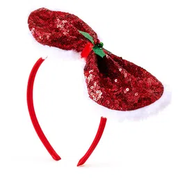 Accessorize Christmas Sequin Embellished Bow Headband image 3