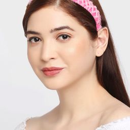 OOMPH Women Crystal Studded Hairband-image-55