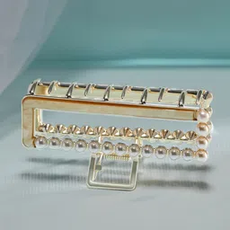 Rubans Voguish Embellished Rectangular Claw Clip-image-6