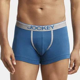 Jockey Men  Super Combed Cotton Rib Solid Trunk with Ultrasoft Waistband 8015-0105-picture-55