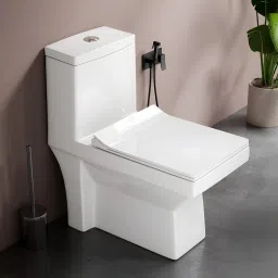 SARA Ceramic One Piece Commode/ Western Toilet (S Trap- 9 inch) 302 Western Commode-image-72