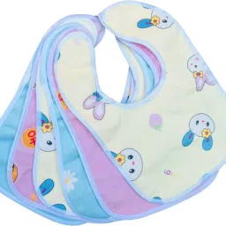 colourfull bibs for kids for feeding and drooling pack of 6-picture-19