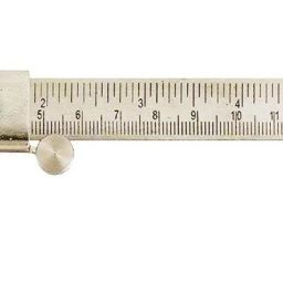 5" 125mm SS Iron Nickel Vernier Caliper Gauge Mechanical SS Ruler Measurement Tool Micrometer Screw Gauge-5