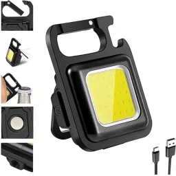 Keychain led flash-Light with Bottle light Opener.LED Front led Light(Black). Torch-image-69