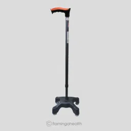 Stability Quadripod Walking Stick - Height Adjustable, Broad Quadra Base Walking Stick-image-16