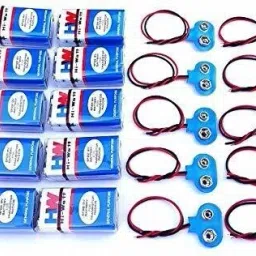 9v Hi WattWithClip Connector (Combo Each Of 10 Pieces)Battery-image-37