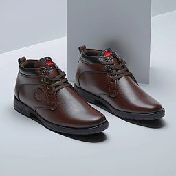Casul Formal Outdoor Fashion Shock Absorbing Long-Lasting Dress Uniform Padded Boots For Men-image-40