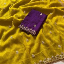 Embellished Chanderi Chanderi Saree-picture-27