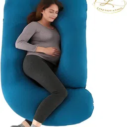 linenovation Microfibre Solid Pregnancy Pillow Pack of 1-picture-12