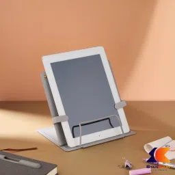 stancray Metal Book And IPad Holder Combines Functionality With Modern Design Sturdy Stan Metal Open Book Shelf image 4