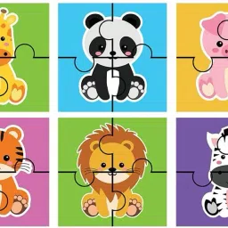 Wooden Jigsaw Puzzle Learning & Education Toy 3-4 Years Kid’s-Pack of 6(Animals)-image-19