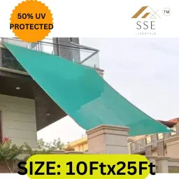 (10Ft'x25Ft') -50% Green Shade Net Green Net For Balcony,Garden Net,Green Net Portable Green House-20
