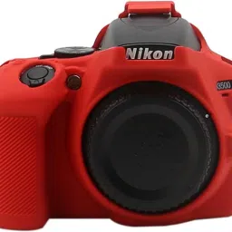 Breuk D3500 Silicone Cover; Protective Housing Case Camera Silicone Cover Skin for Nikon D3500 DSLR Camera Bag-image-48