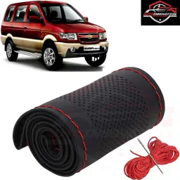 Hand Stiched Steering Cover For Chevrolet Universal For Car-image-83