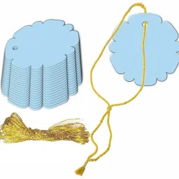 Flower Design Writable Tag with String for Gift Tag Greeting Card-image-84