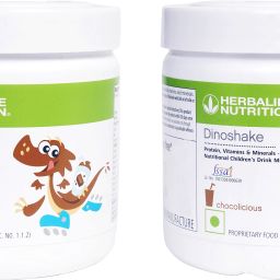 Dinoshake Kids Drink Mix Chocolate Flavor Combo Pack Of 2 Nutrition Drink-5