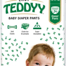 Easy Diaper Pants with Rash Protection and 3x Faster absorption Technology - XL-0