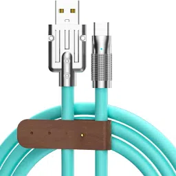 PeriPeri USB Type C Cable 2 m Type C To Type C Zinc Alloy Liquid Silicone Charging Cable-23