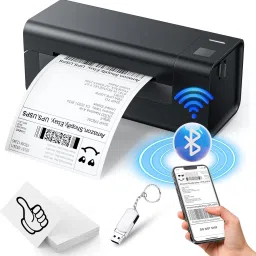 BRONTIX Bluetooth Thermal Printer|Upto 2 inch Print|Price tag Machine | Sticker Printer Single Function Monochrome Label Printer-image-64