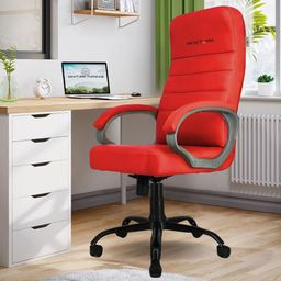 newturn ROLEX orthopeadic Leather Boss Revolving office Chair with 1yrs parts repl. wty Leather Office Adjustable Arm Chair-picture-4