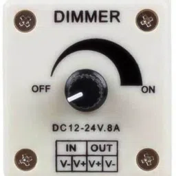 12V-24V 8A Adjustable Dimmer Switch PWM Dimming Controller for Single LED Strip 8 A Rotary Dimmer-31