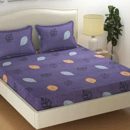 210 TC Polycotton Double Printed Flat Bedsheet-image-97