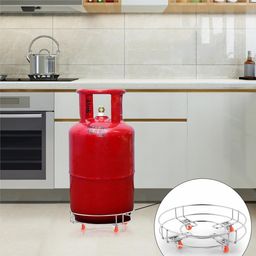 Portable Stainless Steel Kitchen Utility Round Trolley with Anti-Skid 4 Wheels Stainless Steel Kitchen Trolley-image-94