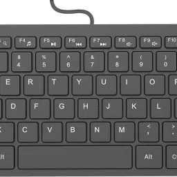 iVoomi Venom Mini Wired USB Laptop-size Laptop Keyboard Compatible with Desktop, Laptop, Mac Easy to Use,Plug and Play,Quick, Comfy Durable body-24