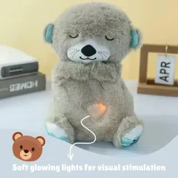 Breathing Teddy Bear Plush Sound Machine with Music, Lights & Breathing Motion - 25 cm-image-20