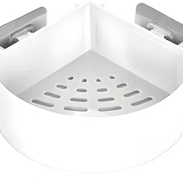 Self Adhesive Multi-Purpose Wall Hanging BATHROOM floating Shelf Regular Organizer-image-76