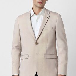 van heusen Men Self Design Single Breasted Formal Blazer-picture-36