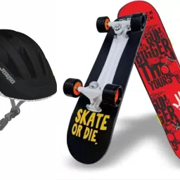 Refurbished Medium Skateboard With helmet combo 26 inch x 6.5 inch Skateboard-12