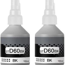 NNPRO BT5000BK Refill (100ml X 2) Dye Ink T Series Compatible For DCP T220 Printers Black Ink Bottle-image-49