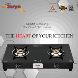 ISI Certified, Toughened glass Glass Top, Metla Glass Manual Gas Stove-image-81