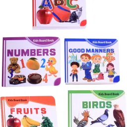 Learning & Educational Pocket Book Set Of 5 - Alphabets, Fruits, Numbers, Good Manners, Birds-19