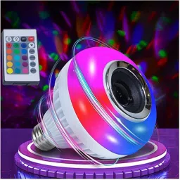 TECHEL Led Bulb Bluetooth Speaker Music Light White CXD16 56 W Bluetooth Party Speaker-12