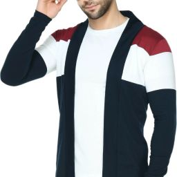 Men Kimono Style Full Sleeve Multicolor Shrug-image-18