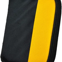 SVVM External Hard Disk Cover Case 2.5 inch HDD Pouch V42-Yellow-26