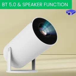 Frony Mini HD Projector for Home 4KSupport With Built-in App Netflix/Prime/YouTubeW362 (4500 lm / 1 Speaker / Wireless / Remote Controller) Portable Projector-34