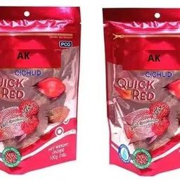 akshat enterprises Cichlid Quick Red 100*2=200gm Fish 0.2 kg (2x0.1 kg) Dry Adult, Senior, Young Fish Food-picture-37