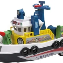 City Harbour Boat Amazing Pull Back Star Cruise Ship Toy for Boys & Kids-27