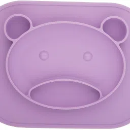 Silicone Feeding Plate for Babies With suction Base ,BPA free Unbreakable Plate- Silicone-2