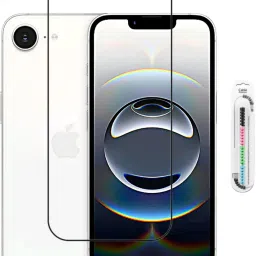 MAHTO Tempered Glass Guard for iPhone 16e Tempered Glass Edge To Edge Temper Glass Screen Protector Full Coverage Screen Guard For iPhone 16 e 5G Tempered Glass-12
