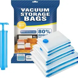 Reusable Ziplock Space Saver Vacuum Bag, Space Saver Compression Sealer Bags , Travel Storage Vacuum Bags-image-41