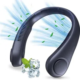 snowbudy Portable Neck Fan Bladeless Personal Fan 4000mAh Rechargeable Battery Wearable Small Fan,360° Cooling Airflow, 3 Speed Neck Cooler for Women Men Rechargeable Fan, USB Air Cooler, USB Air Freshener, USB Charger, USB Fan-picture-19